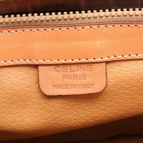 Celine Macadam Canvas Handbag Brown - Picture 4 of 10